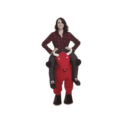 Disfraz de Ride-on toro rojo one size adult adulto talla TALLA ÚNICA