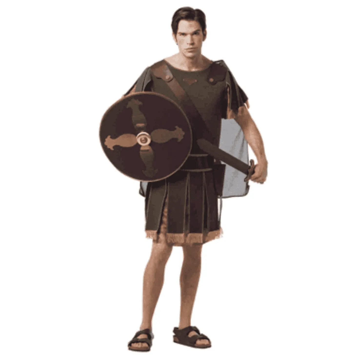 Disfraz De Romano Guerrero Adulto Verde