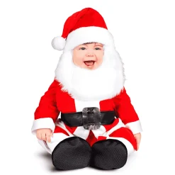 Disfraz de Santa con barba y sonido 12-24 meses bebé