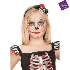 Disfraz de Señorita esqueleto 7-9 años infantil