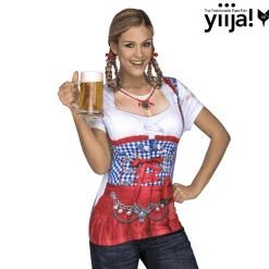 Disfraz de Sexy red oktoberfest lady adulto talla M