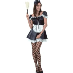 Disfraz De Sirvienta Adulto Cordón