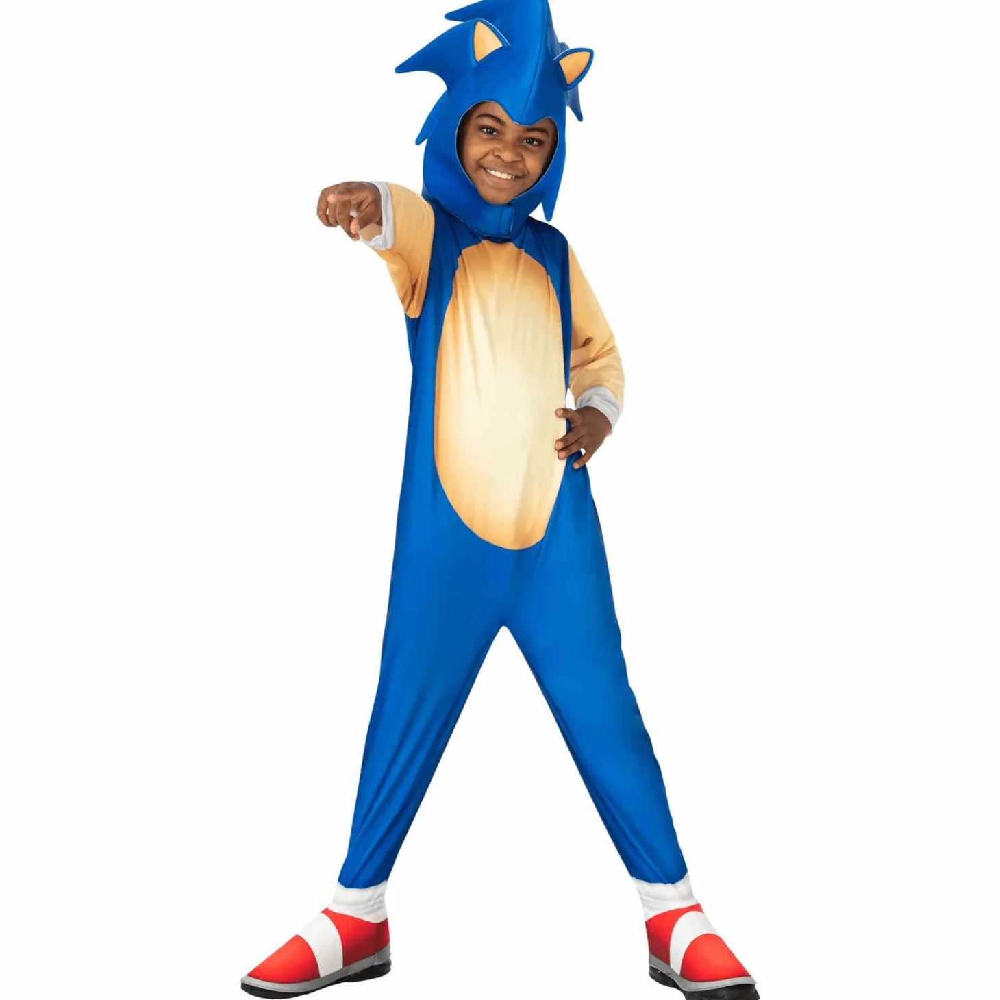 Disfraz de Sonic The Hedgehog para Niños Talla 7-8 Años