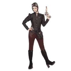 Disfraz de Steampunk aviator adulto talla S