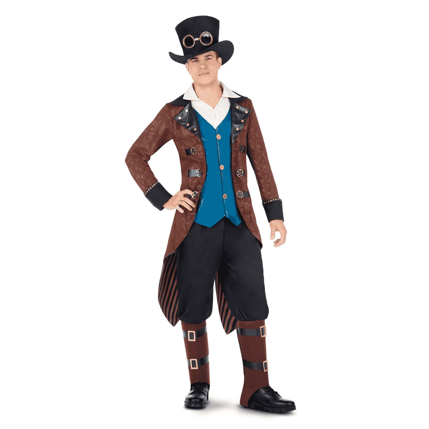 Disfraz de Steampunk boy adulto talla S