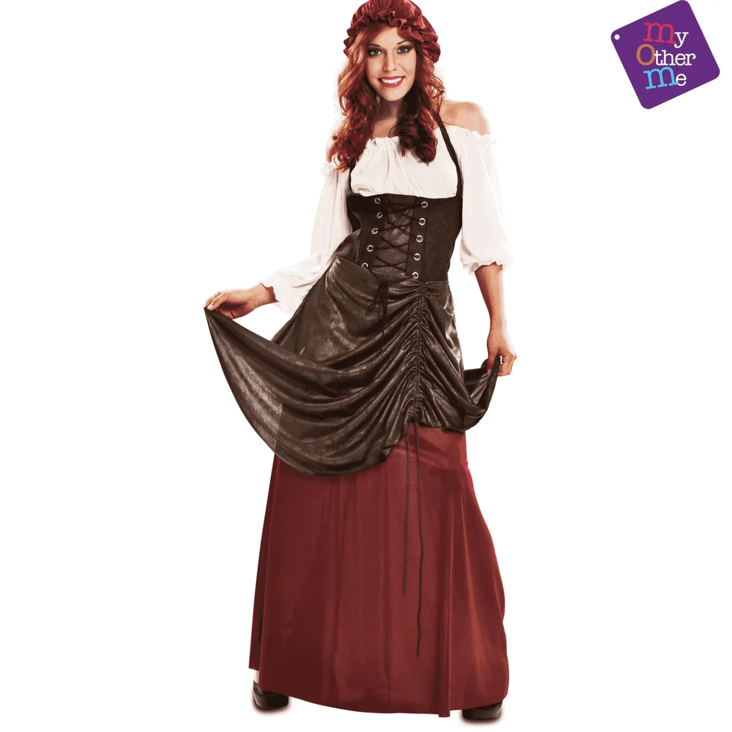 Disfraz de Tabernera adulto talla XL