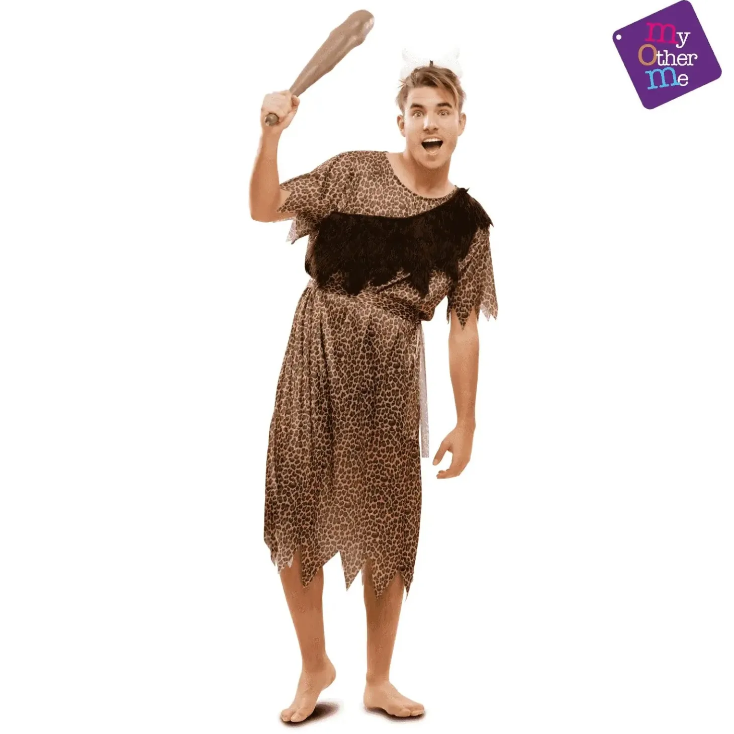 Disfraz de Troglodita talla ML – Ideal para carnaval, fiestas y eventos divertidos