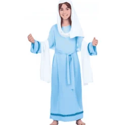 Disfraz de Virgen maría 7-9 años infantil