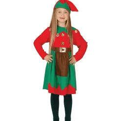 Disfraz Elfa Navideña Talla 5 a 6 años
