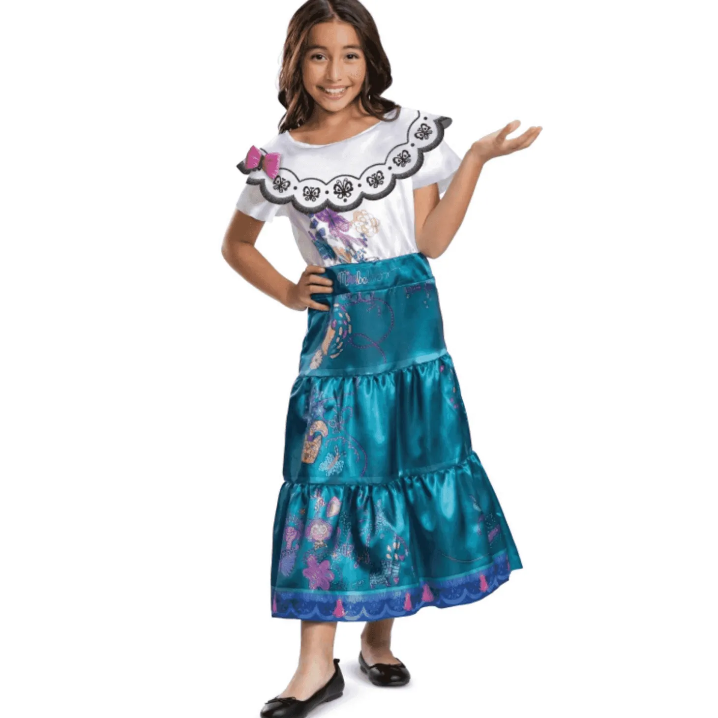 Disfraz Encanto Mirabel Deluxe Talla 5 a 7 años