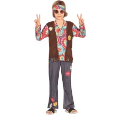 Disfraz Hippie Infantil Talla 7 a 9 años