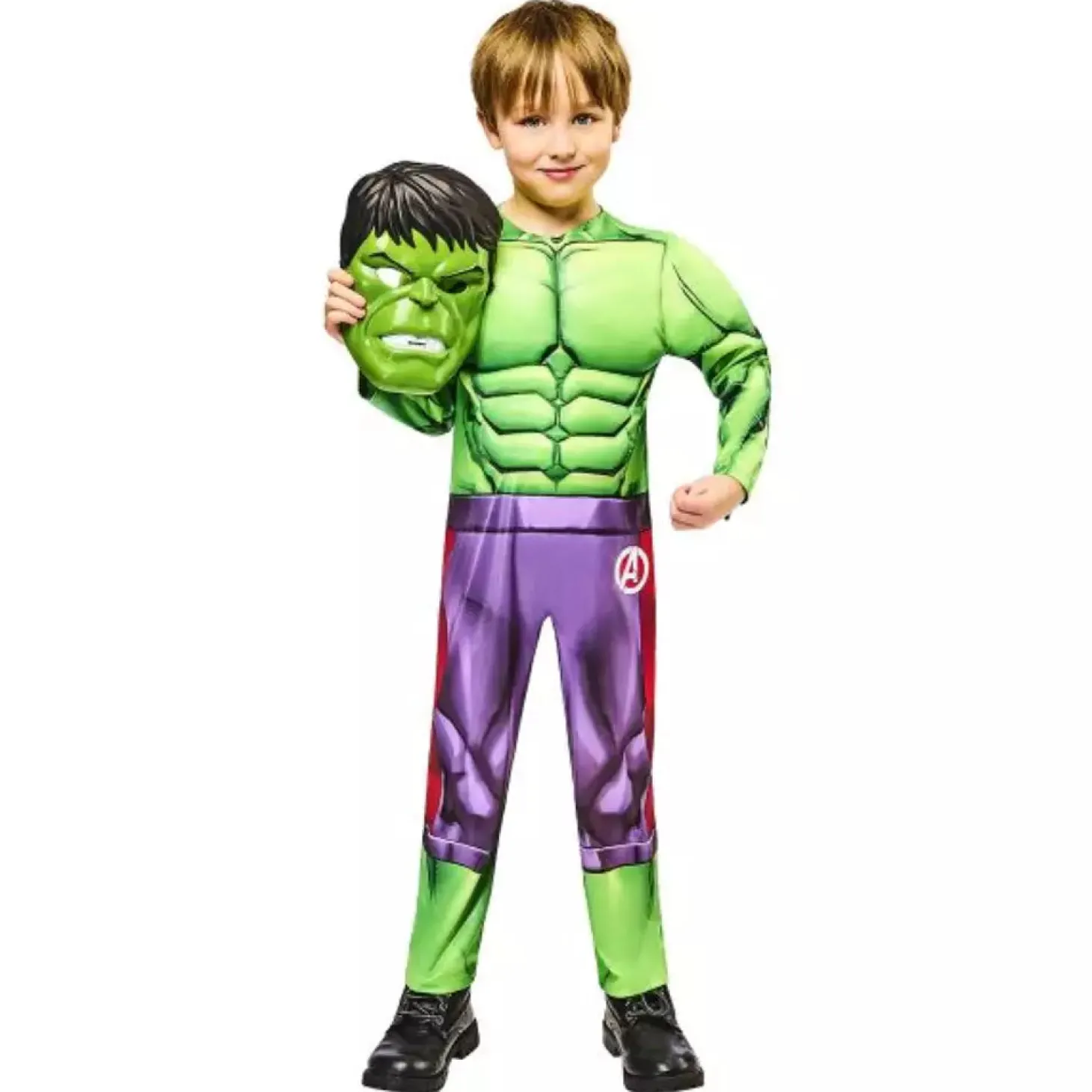 Disfraz Hulk Black Line T. 7-8 años