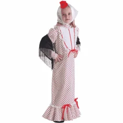 Disfraz Infantil Chulapa Lujo Talla 10 a 12 Años