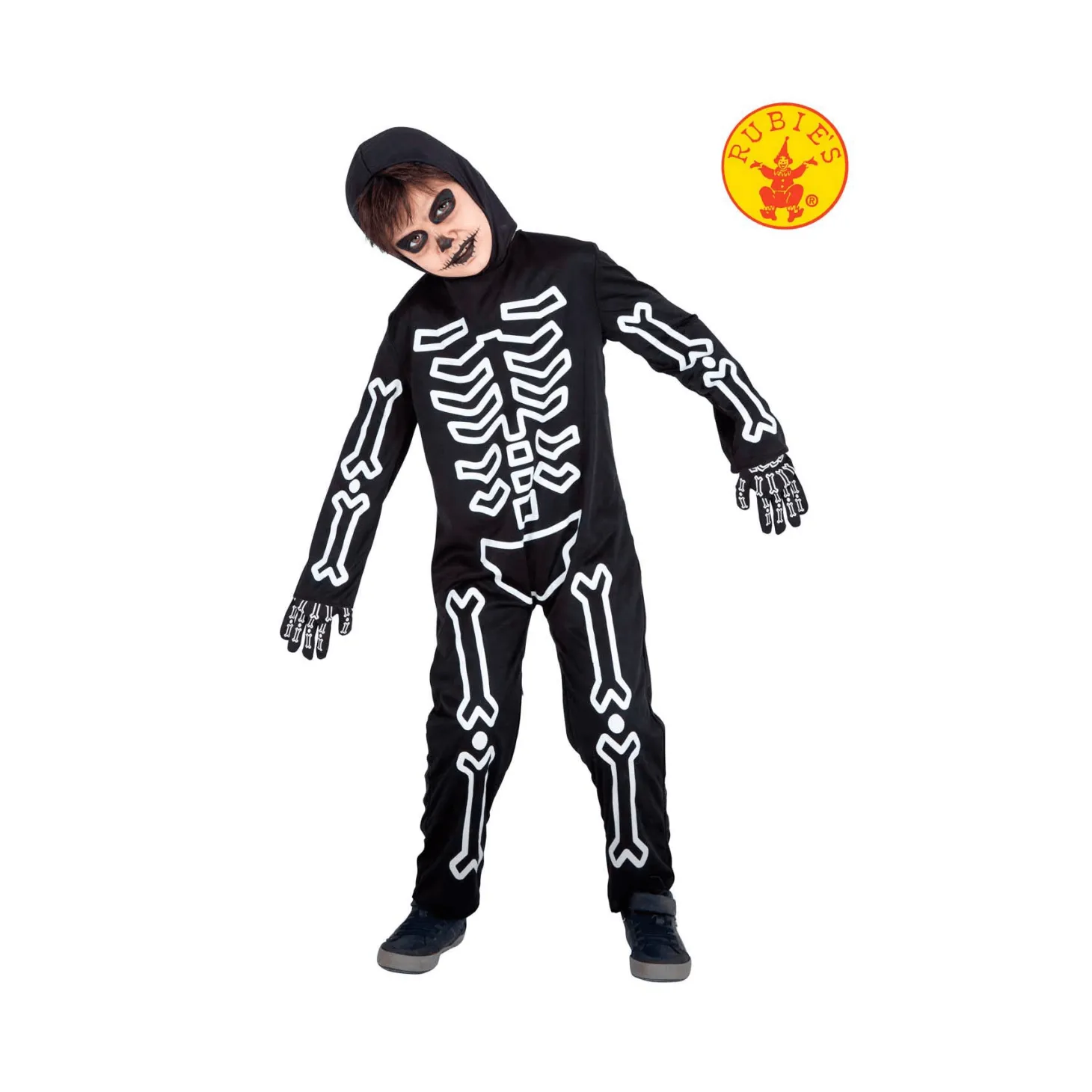 Disfraz Infantil Huesitos Glow In The Dark Talla 5 a 7 años