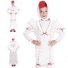 Disfraz Madrileña Blanco Lunares Rojos Talla 5/6 Años