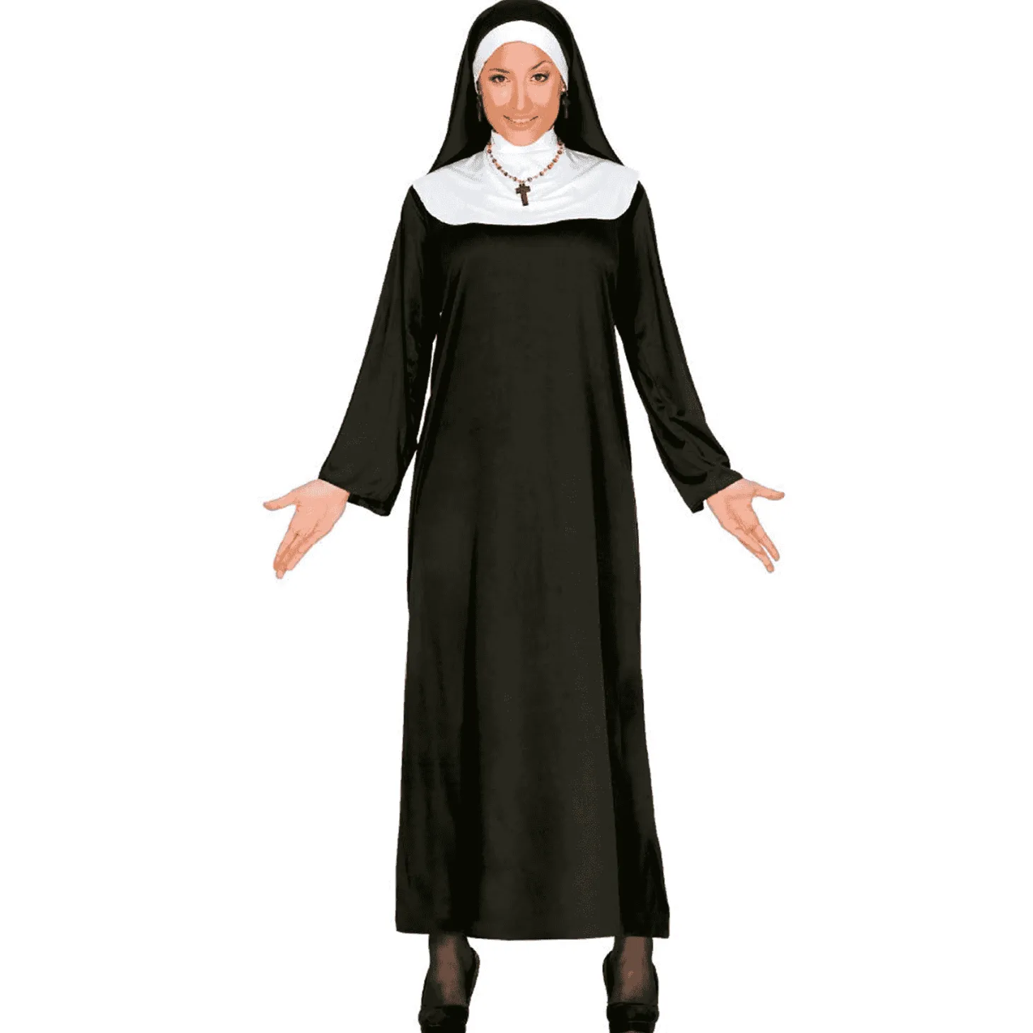 Disfraz Monja Adulta Talla M 38-40