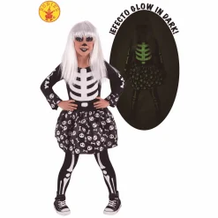 Disfraz Skeletita Glow in the Dark 8-10 años