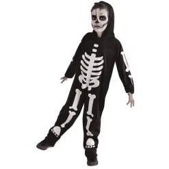 Disfraz Skeleto Glow in the dark Infantil -Fluorescente Talla 8 a 10 años