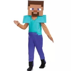 Disfraz Steve Minecraft 7-8 Años
