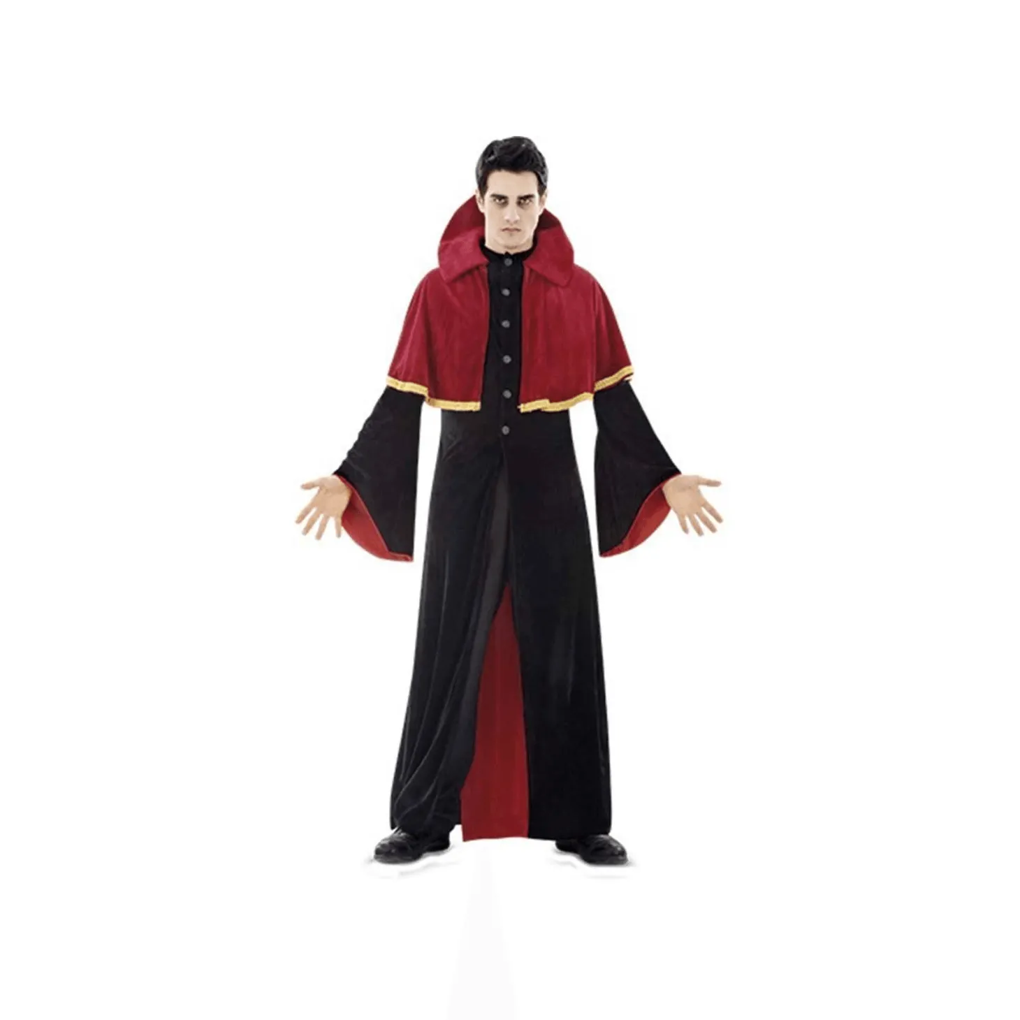 Disfraz vampiro rojo adulto