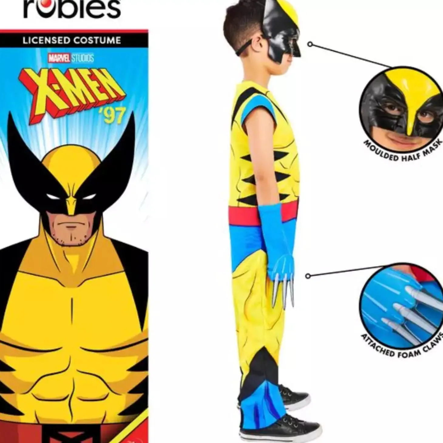 Disfraz Wolverine Classic 3-4 años