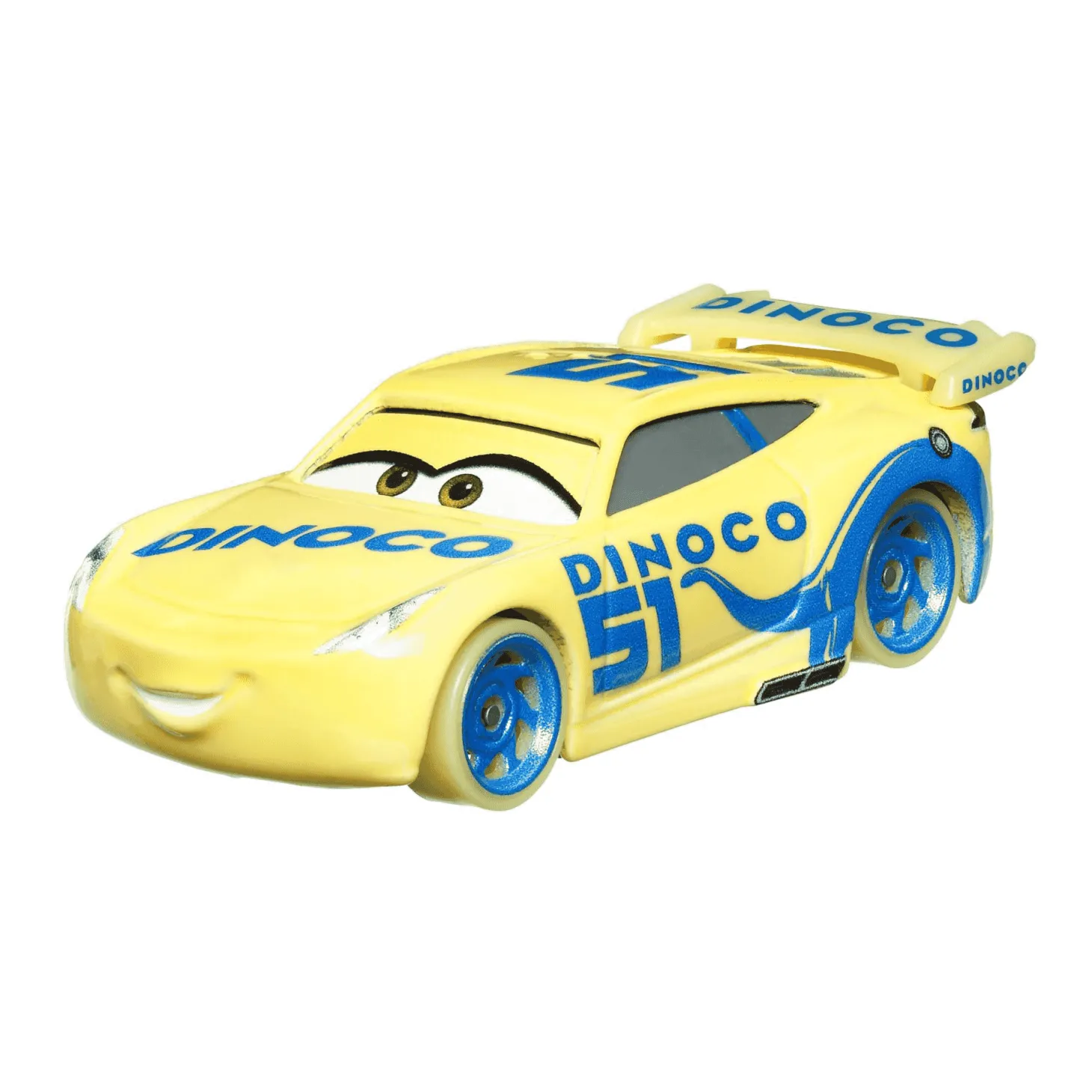 Disney Pixar Cars Glow Racers Vehículos, coches de juguete metálicos que brillan en la oscuridad a e