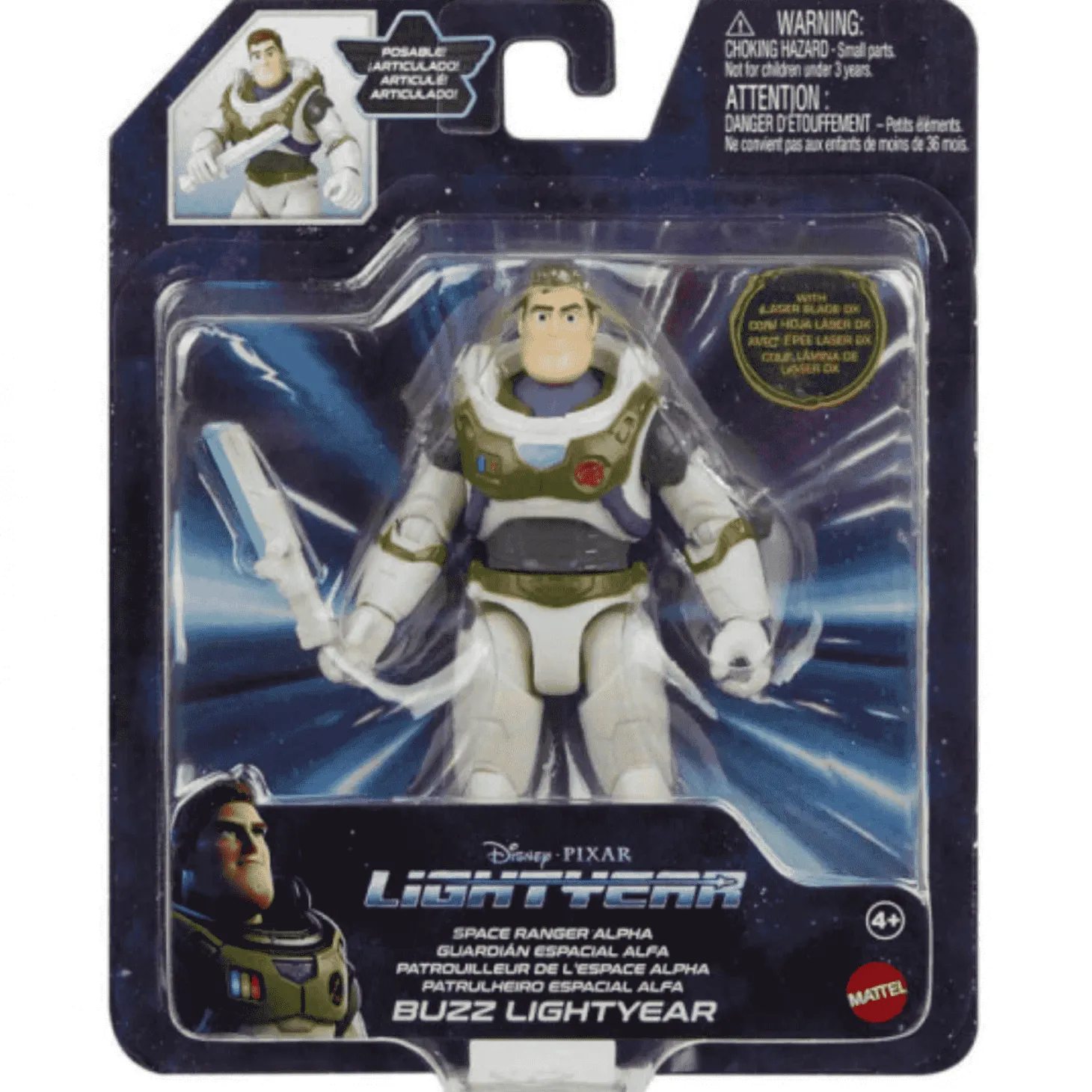 Disney Pixar Lightyear Figura Buzz Lightyear Guardián Espacial Alpha