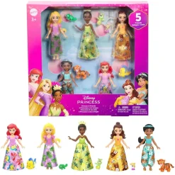 Disney Princesas y amigos Multipack de muñecas pequeñas - Juguete de Disney Princess
