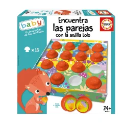 Educa Juguete de Aprendizaje Encuentra Las Parejas Con La Ardilla Lol