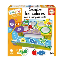 Educa Juguete de Aprendizaje Descubre Los Colores Con La Mariposa Gre