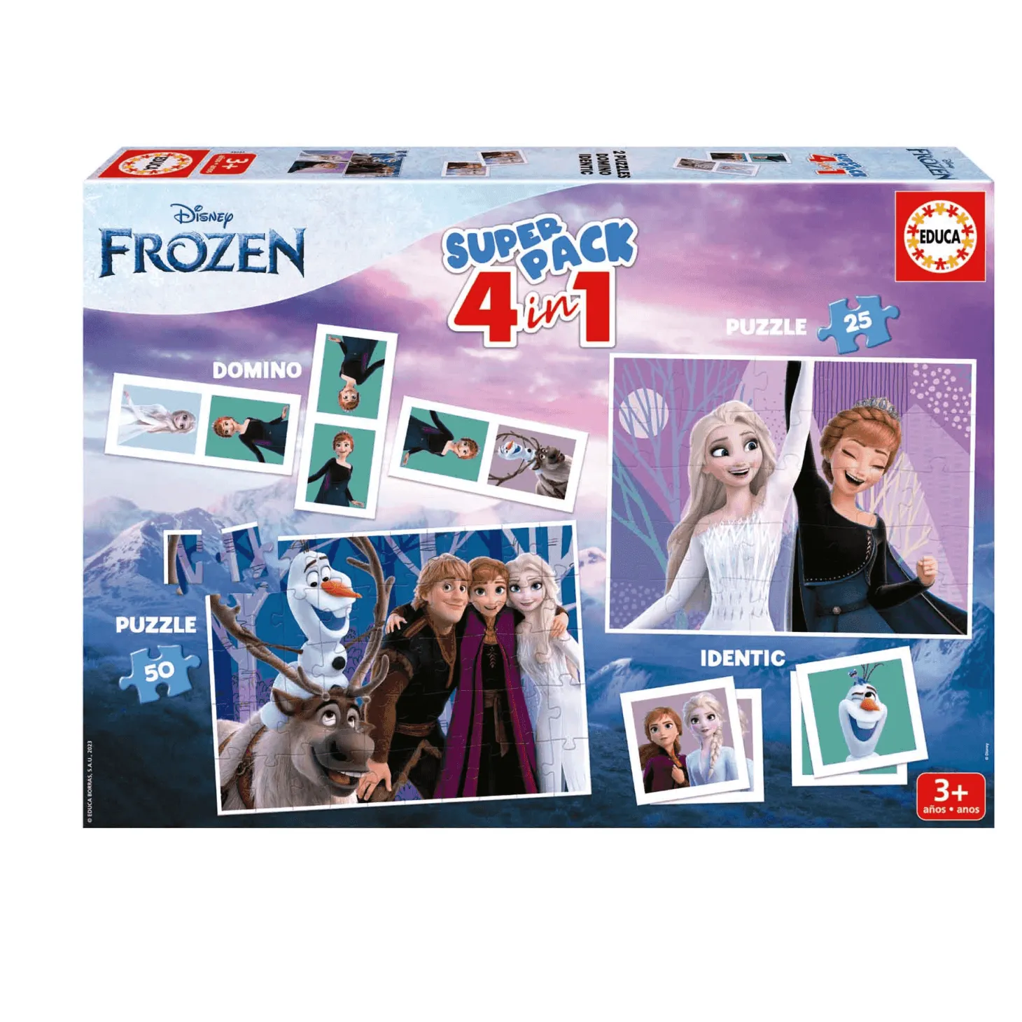 Educa Juguete de Aprendizaje Superpack 4 In 1 Frozen