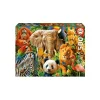 Educa Puzzle 500 Collage De Animales Salvajes