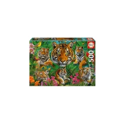 Educa Puzzle 500 Jungla De Tigres