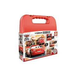 Educa Puzzle Maleta Progresivos Cars 12-16-20-25