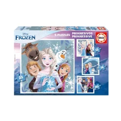 Educa Puzzle Progresivos Frozen 12-16-20-25