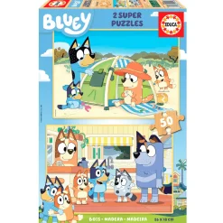 Educa Puzzle 2X50 Bluey de Madera
