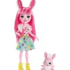 Enchantimals Muñeca Bree Bunny con Mascota 4 años