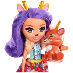 Enchantimals Muñeca Danessa Deer con mascota 4 años