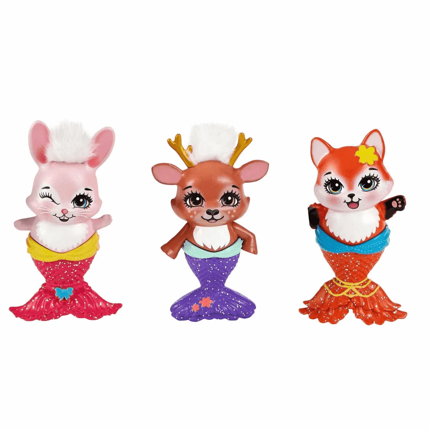 Enchantimals Pack 3 sirenas Muñecas con mascotas y accesorios Mattel HCF87