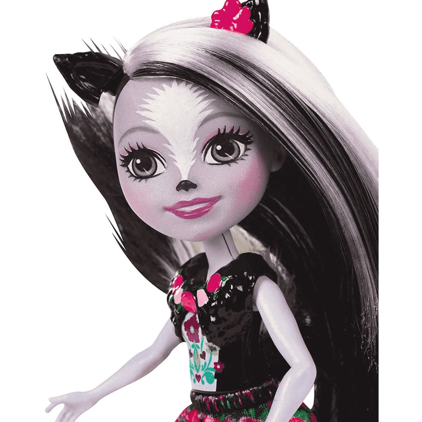 Enchatimals Muñeca Sage Skunk y Mascota Caper