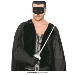 Espada Florete Plata 63 Cm con Antifaz