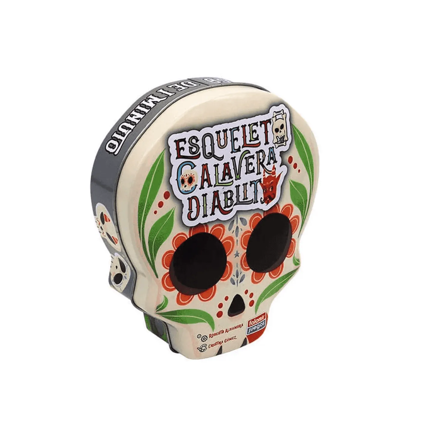 Esqueleto Calavera Diablito Juego de Cartas