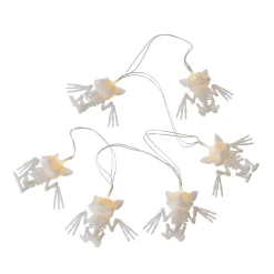 Esqueletos gatos colgantes Con luz para disfraz