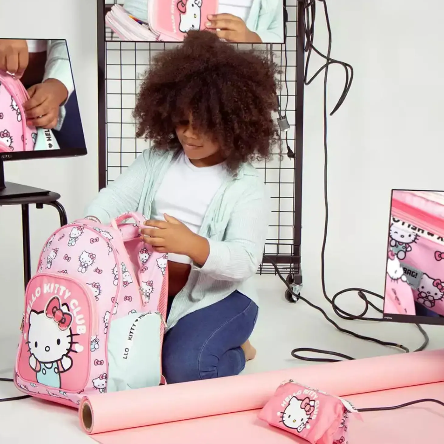 Estuche Portatodo Hello Kitty 3 Compartimentos