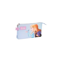 Estuche Triple Frozen Believe Lila - La Magia de Arendelle