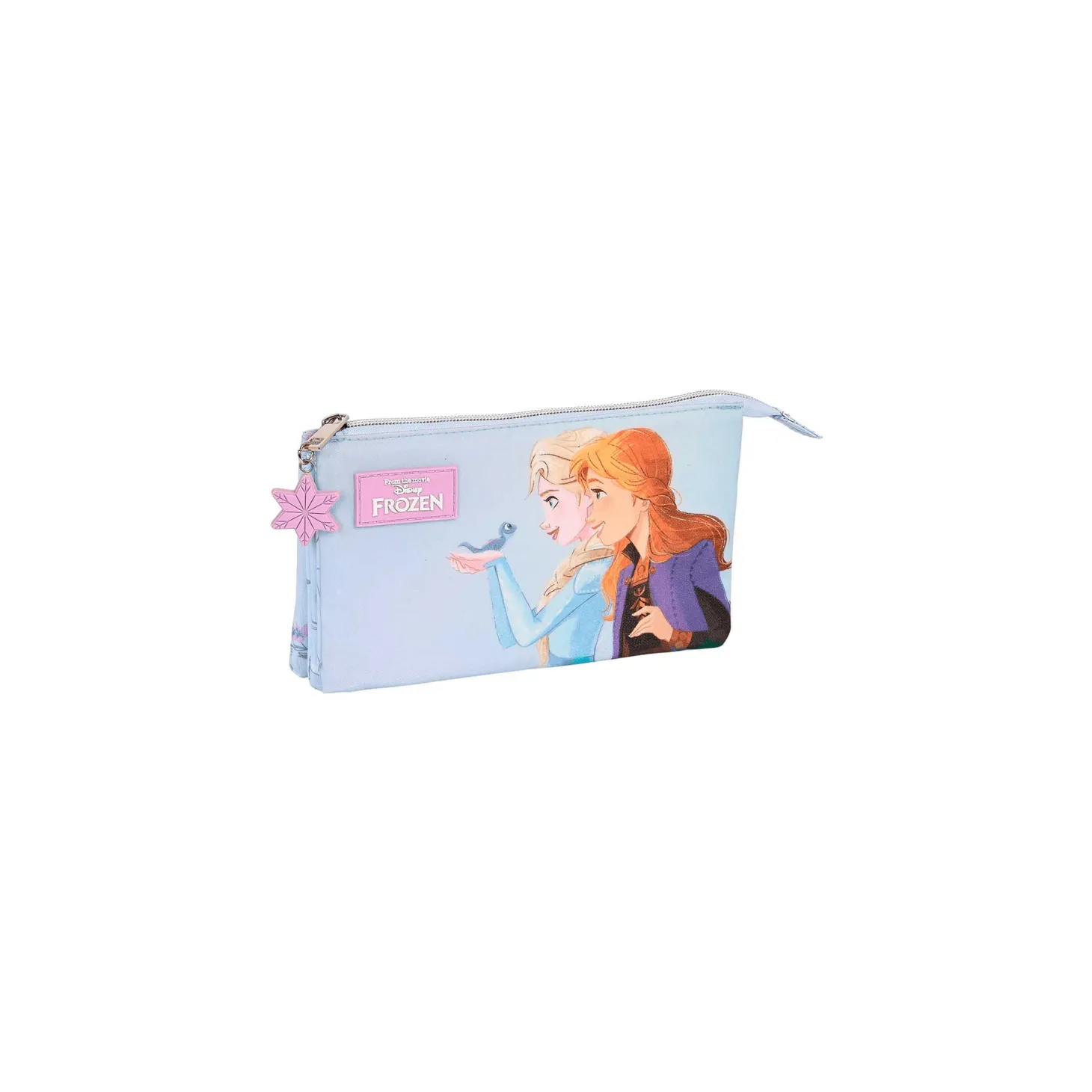 Estuche Triple Frozen Believe Lila - La Magia de Arendelle