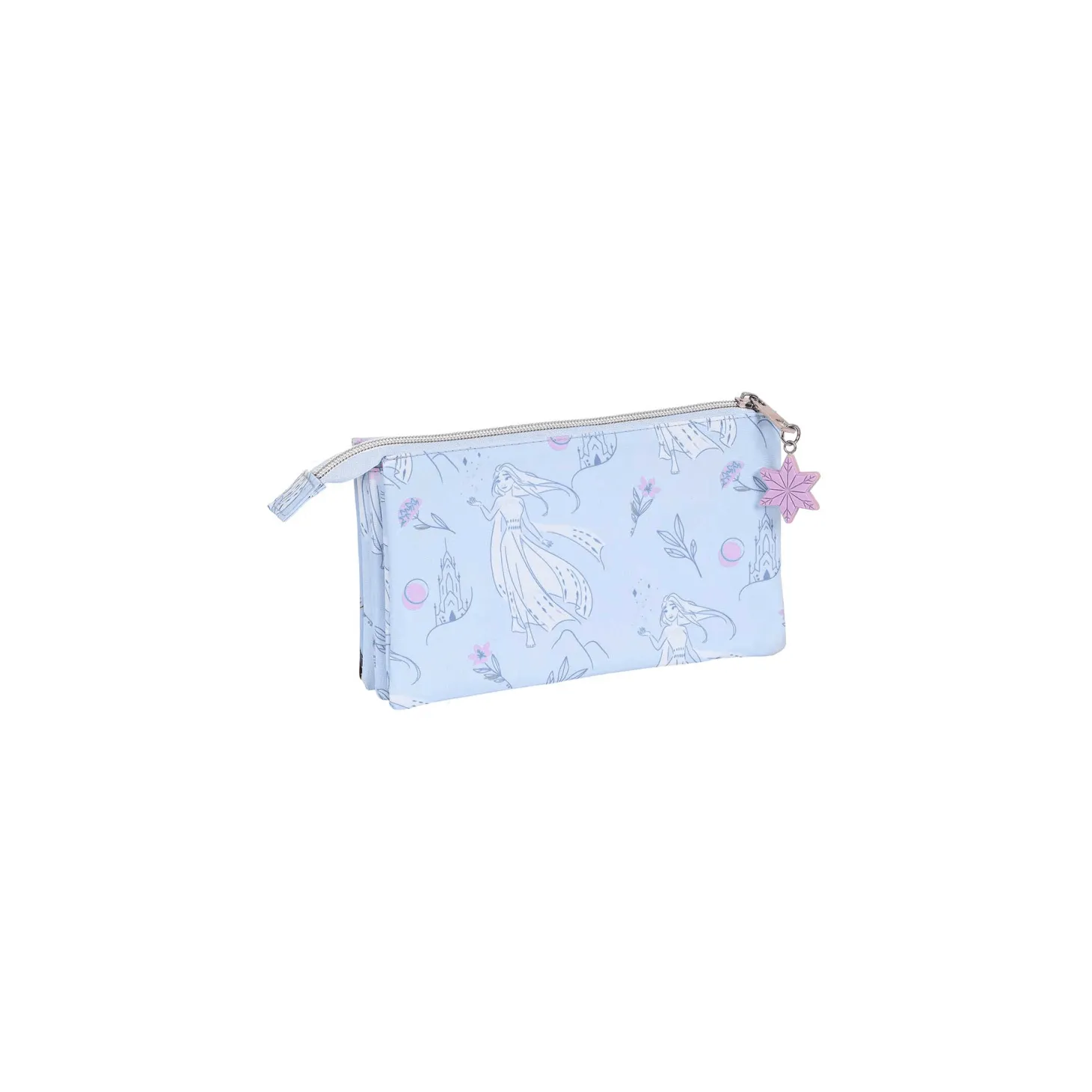 Estuche Triple Frozen Believe Lila - La Magia de Arendelle