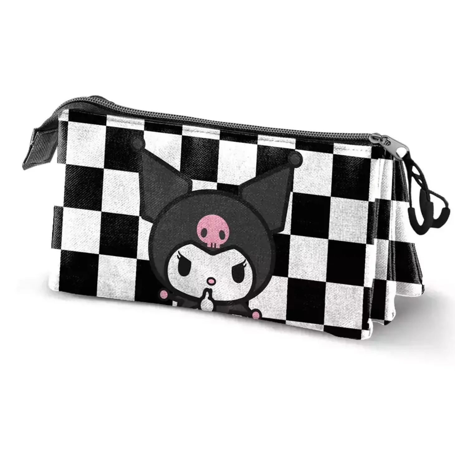 Estuche Triple Kuromi B&W Karactermania