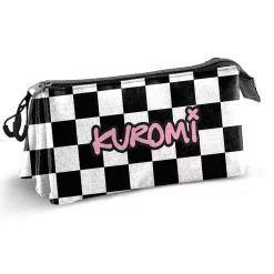 Estuche Triple Kuromi B&W Karactermania