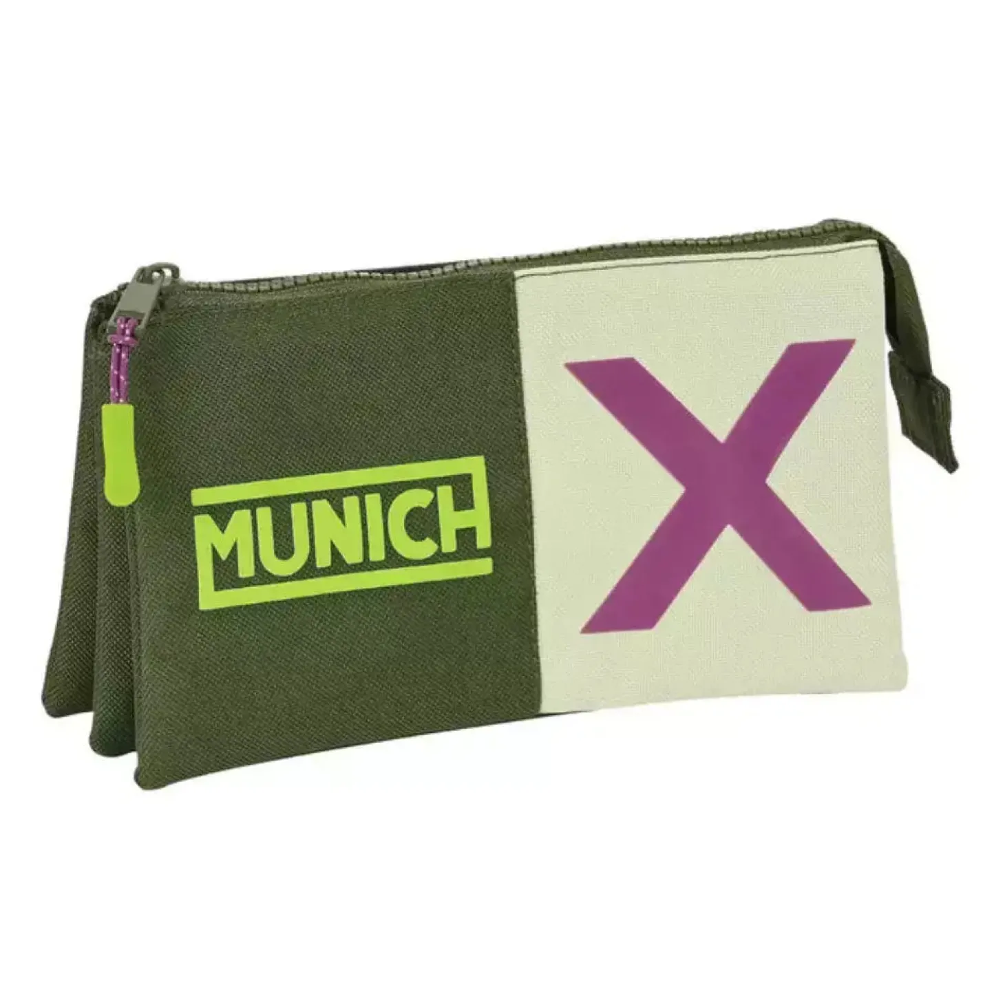 Estuche Triple Munich Bright Khaki